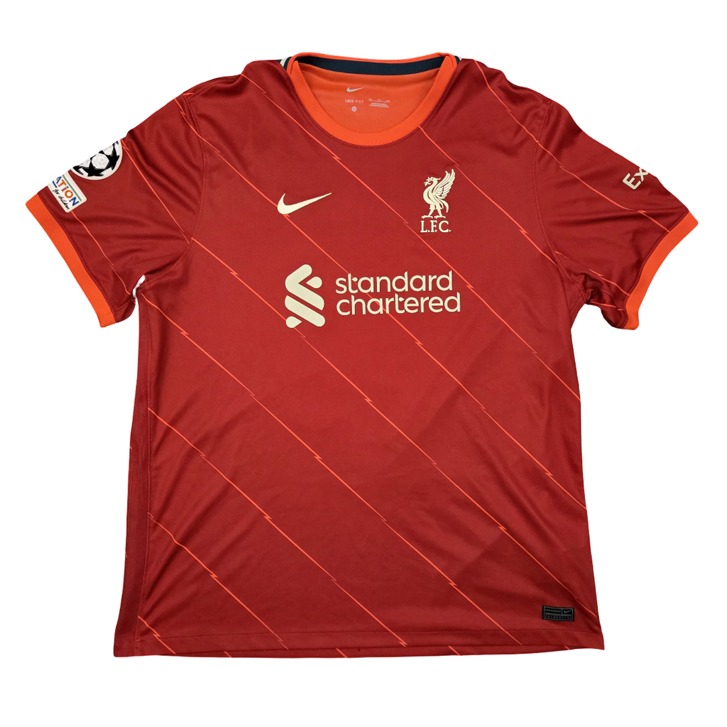 2021/22 Liverpool FC Home Size XXL Salah - back view