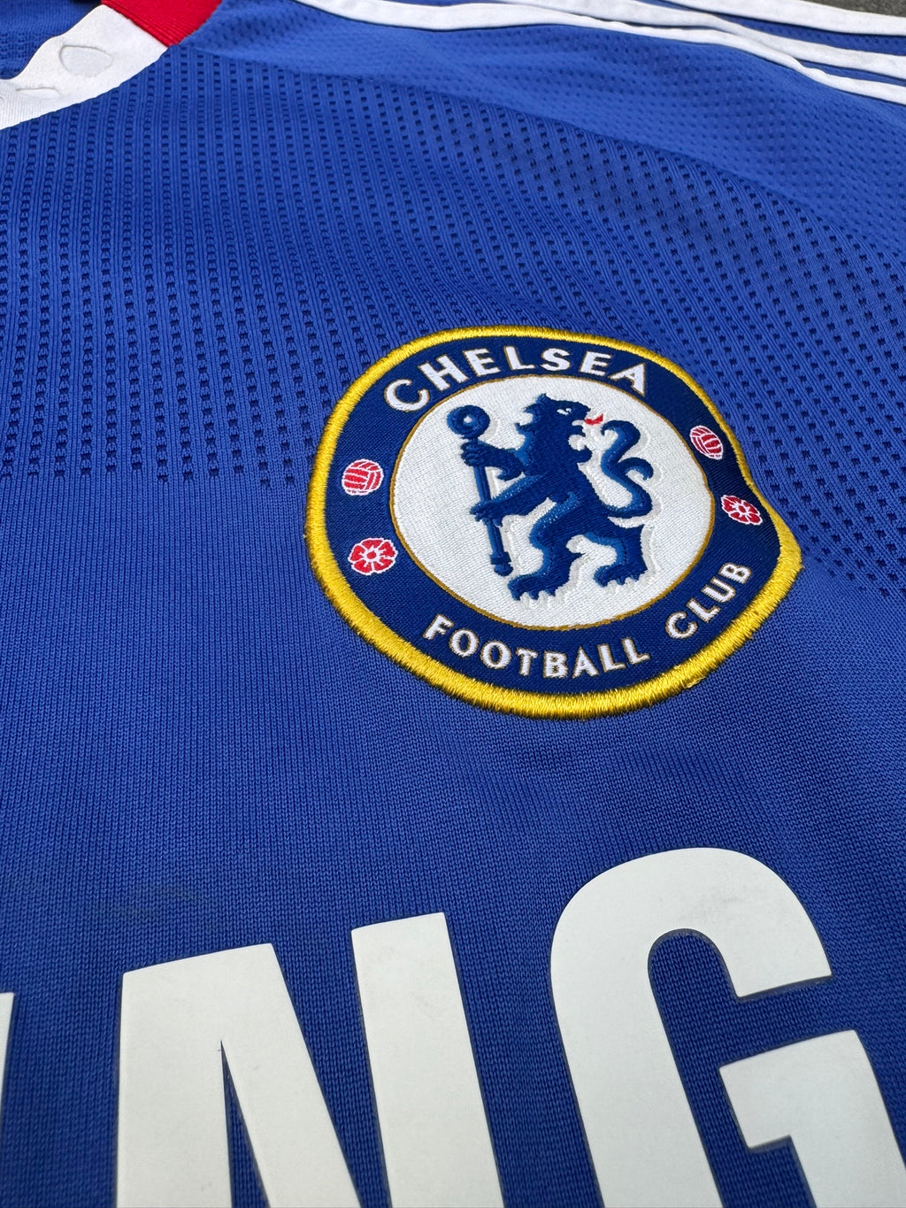 2010/11 Chelsea FC Home Size XL Drogba - label detail