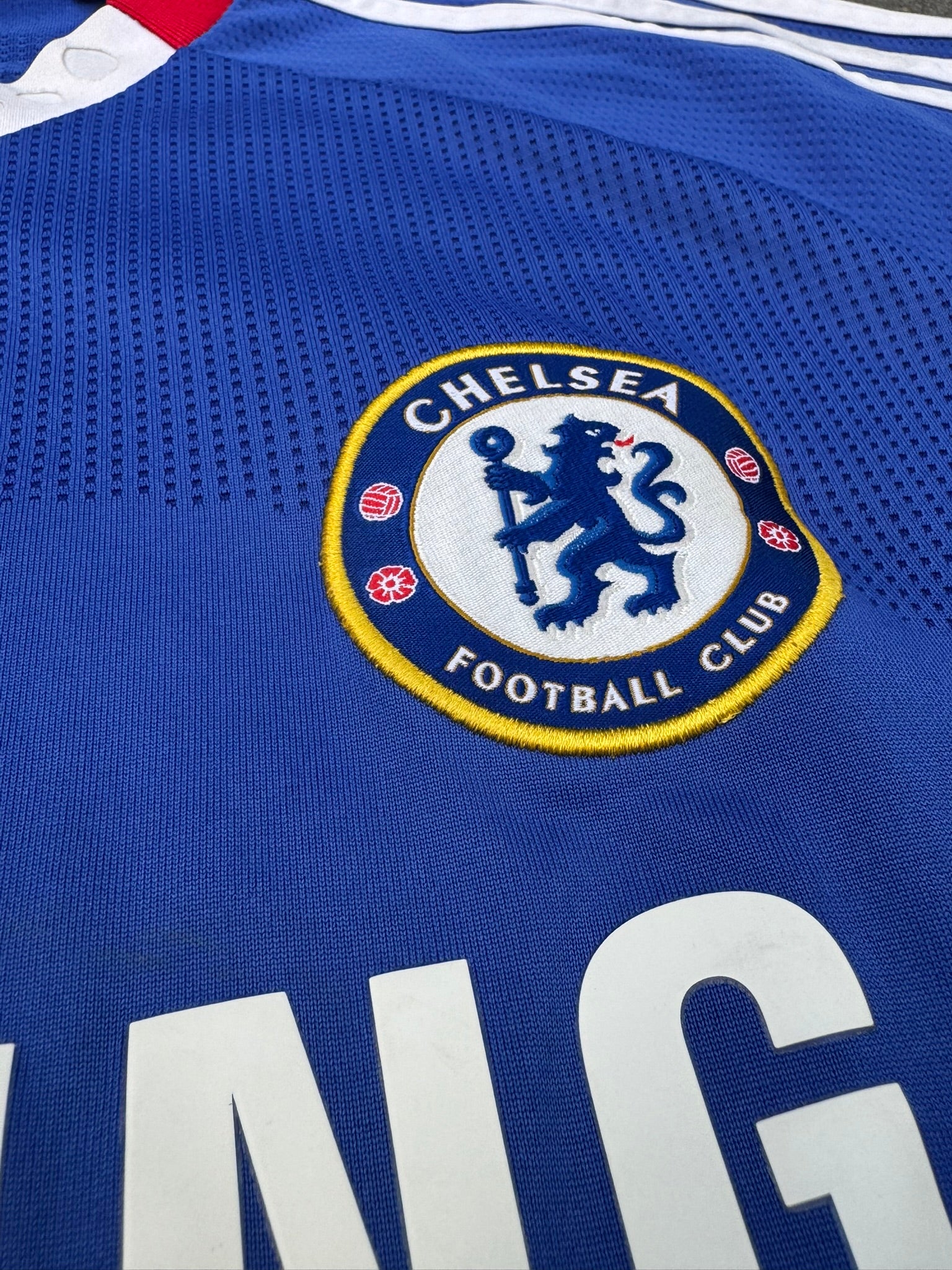 2010/11 Chelsea FC Home Size XL Drogba - label detail