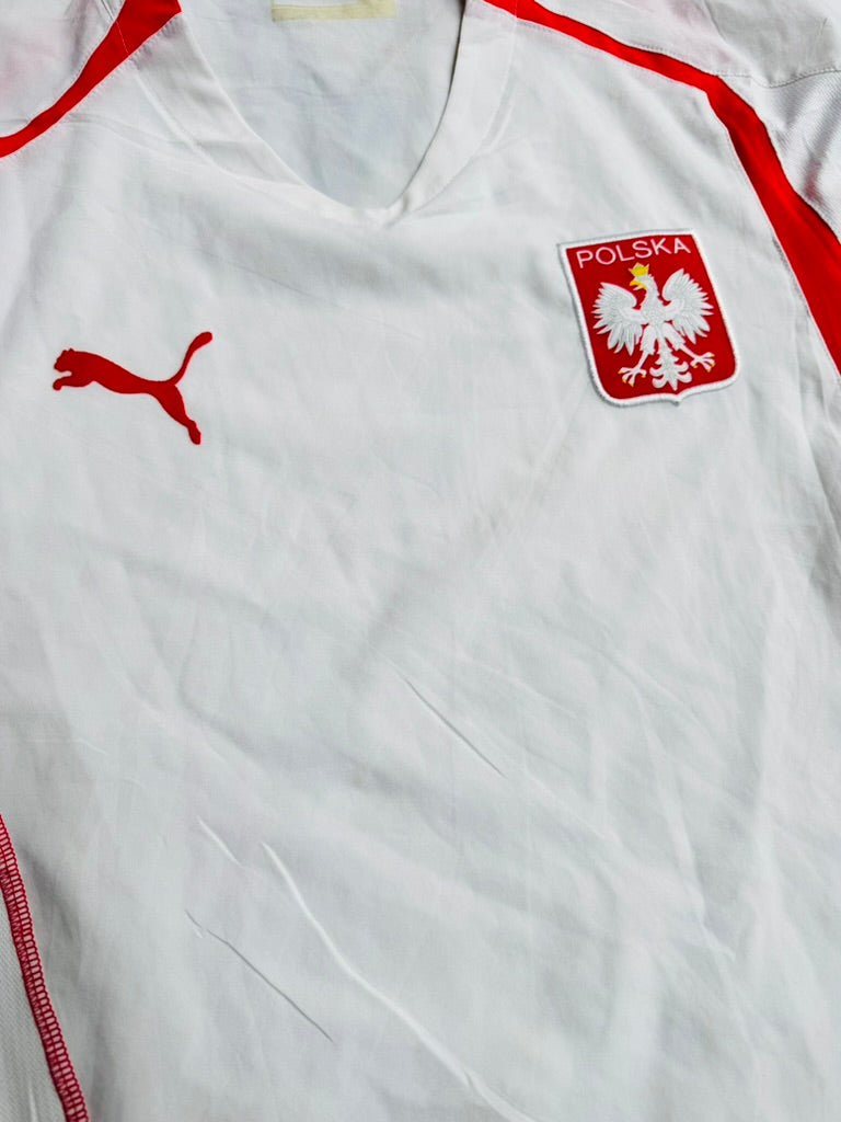 2004/06 Poland Home Size M - close-up detail