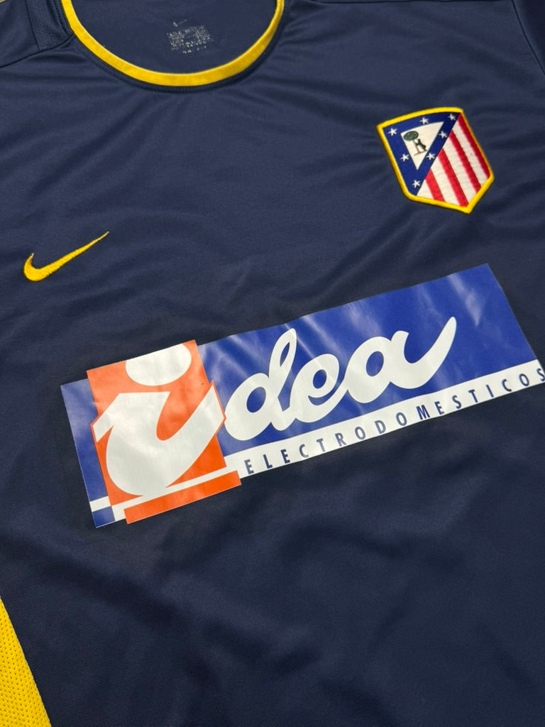 2002/03 Atletico Madrid Away Size L Torres - close-up detail