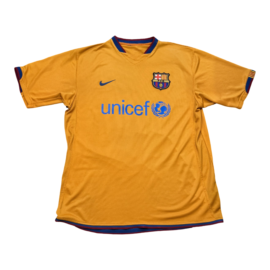 2006/08 FC Barcelona Away Size L Ronaldinho