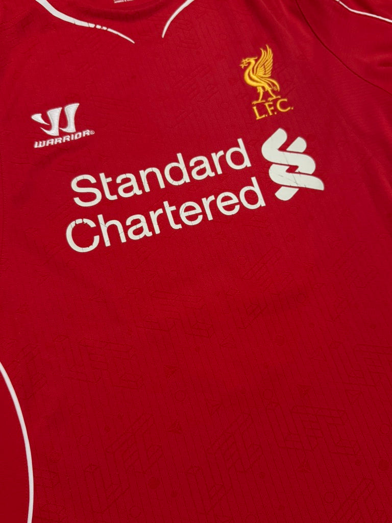 2014/15 Liverpool Home Size Youth XL Gerrard - close-up detail