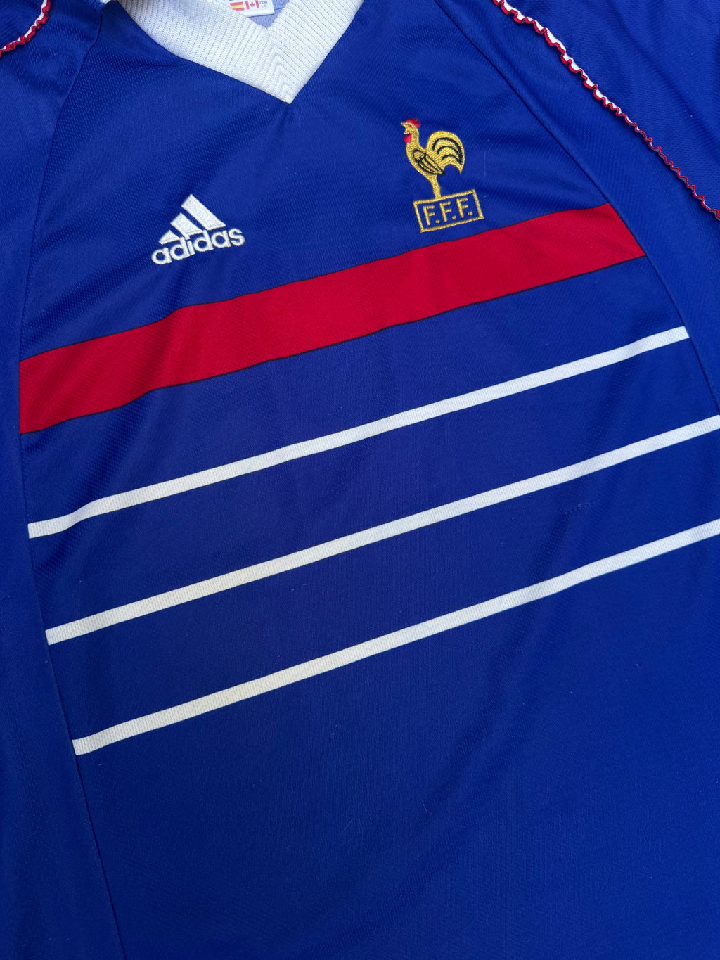 1998/00 France Home Size L - close-up detail