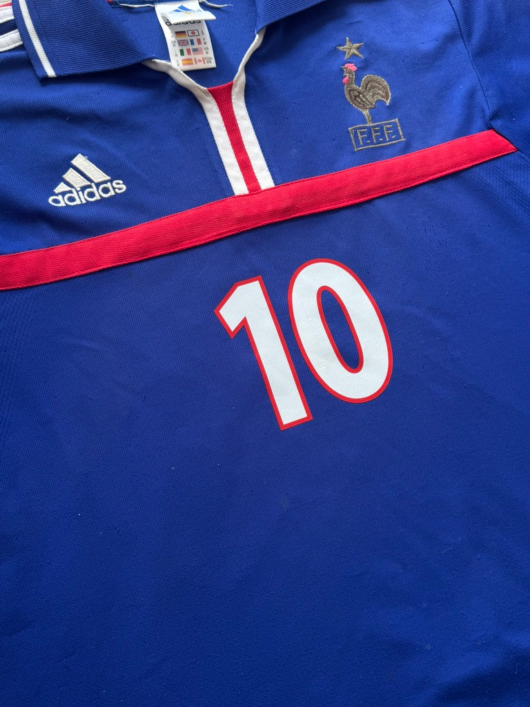 2000/02 France Home Size M Zidane
