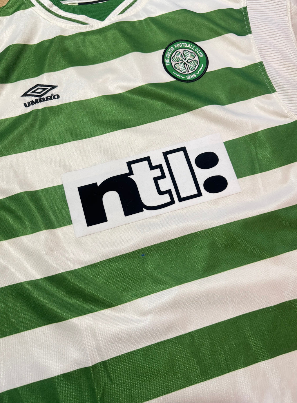 1999/01 Celtic FC Home Size L Larsson