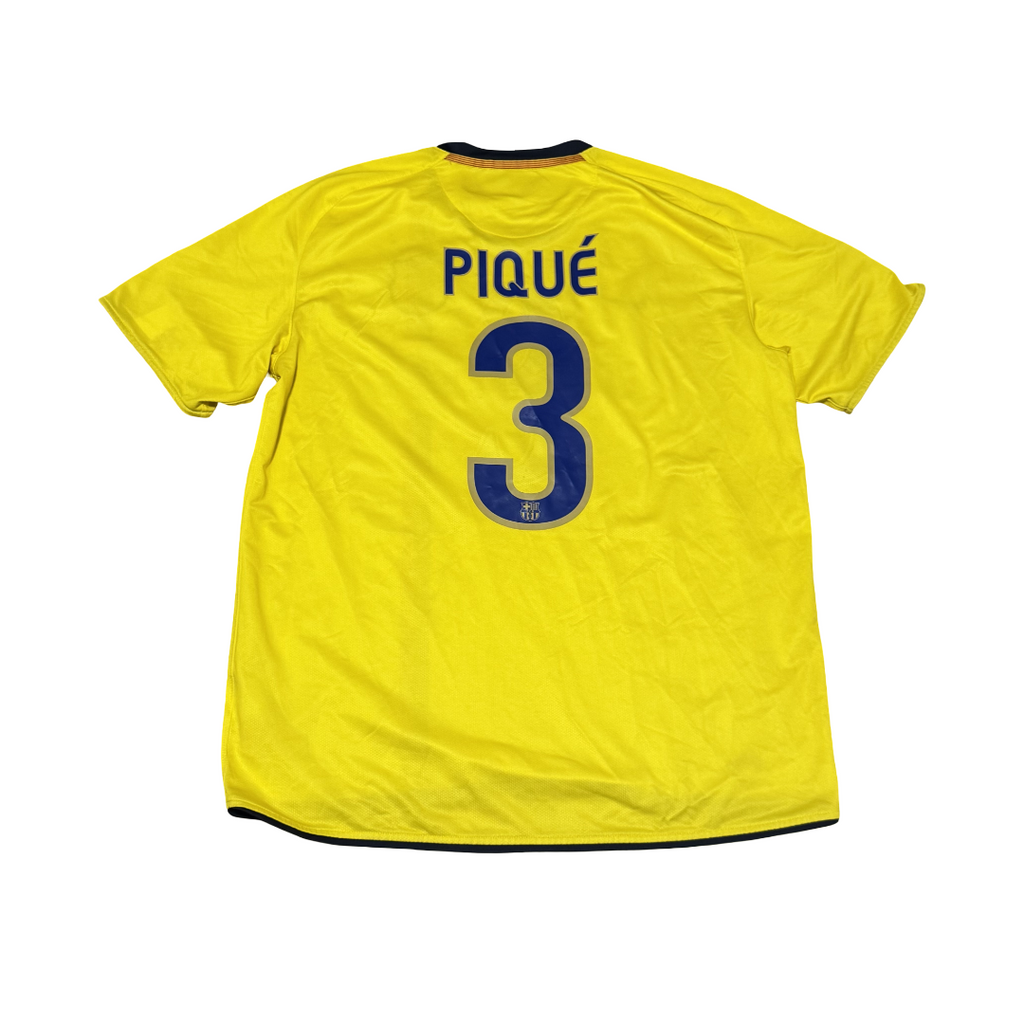2008/10 FC Barcelona Away Size XL Pique