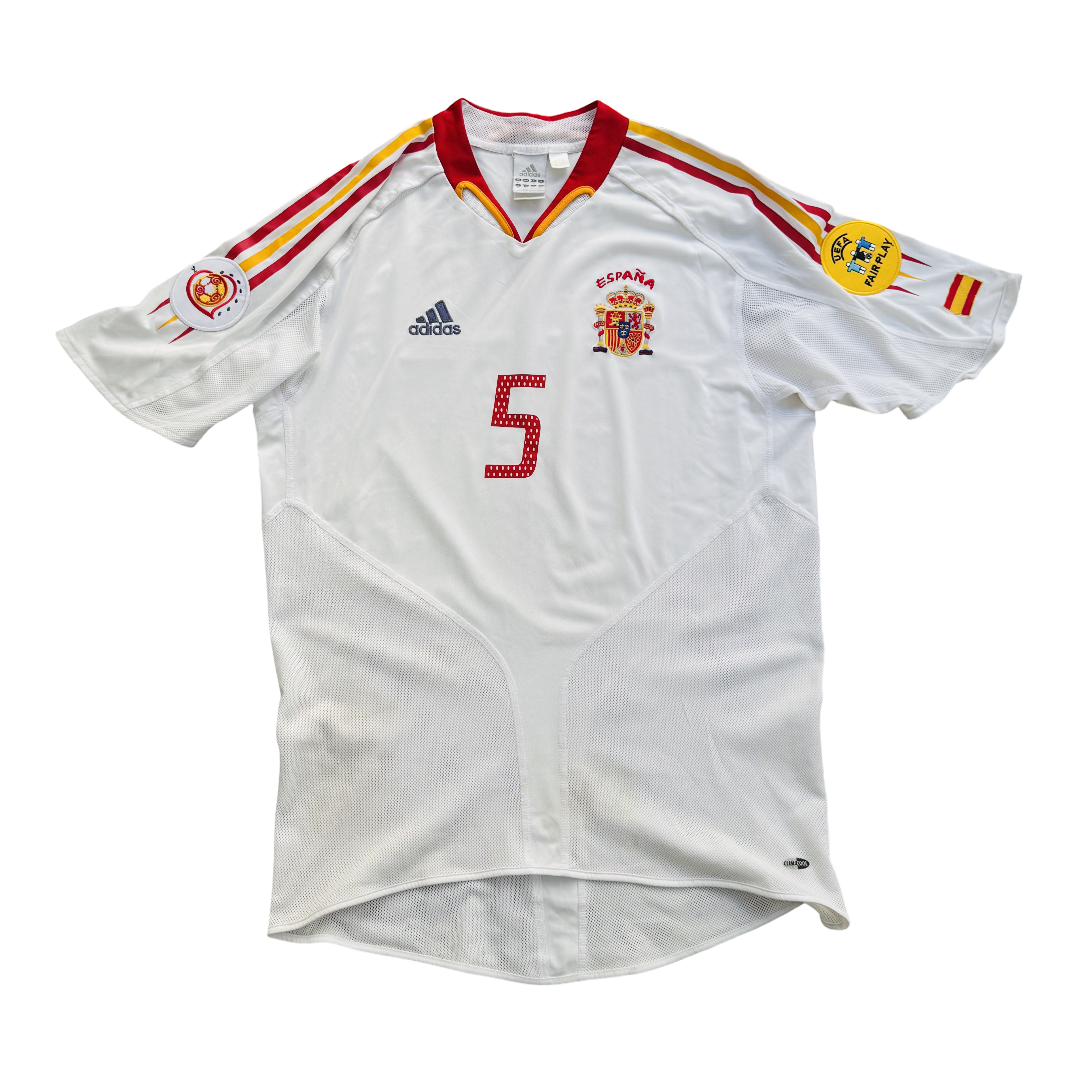 2004/06 Spain Away Size M Puyol - back view