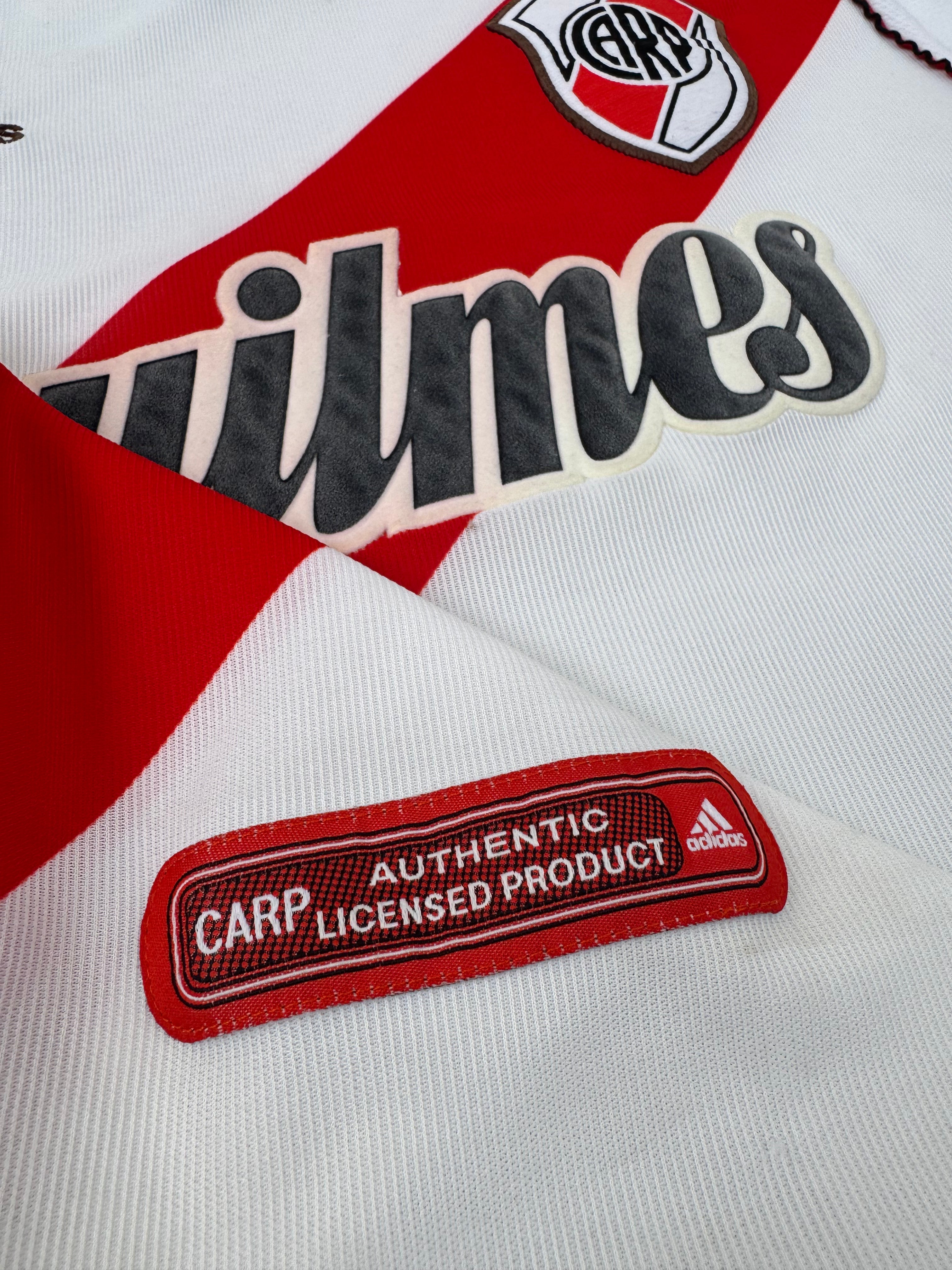 2000/02 River Plate Home Size S - label detail