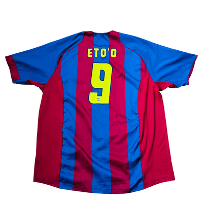 2004/05 Barcelona FC Home Size XXL Eto'o