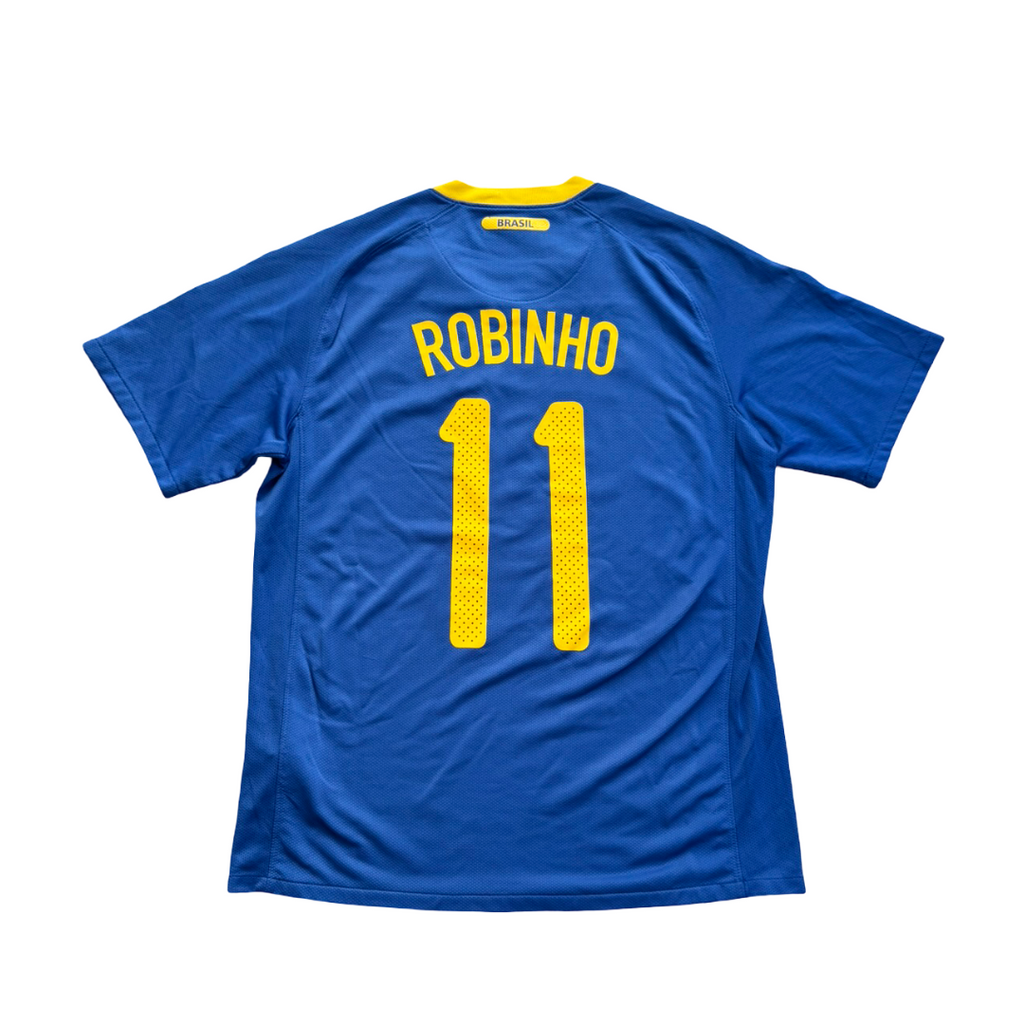 2010/11 Brazil Away Size M Robinho - front view