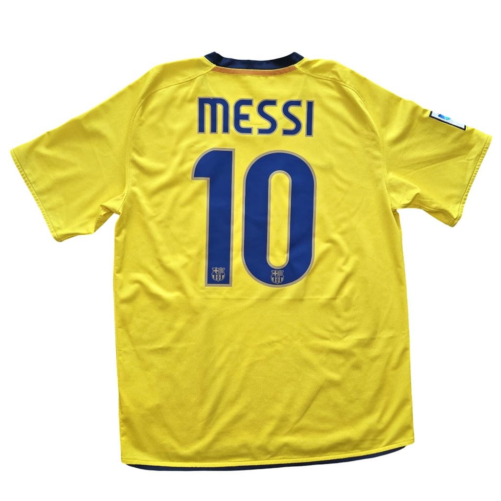 2008/09 FC Barcelona Away Size M Messi - front view