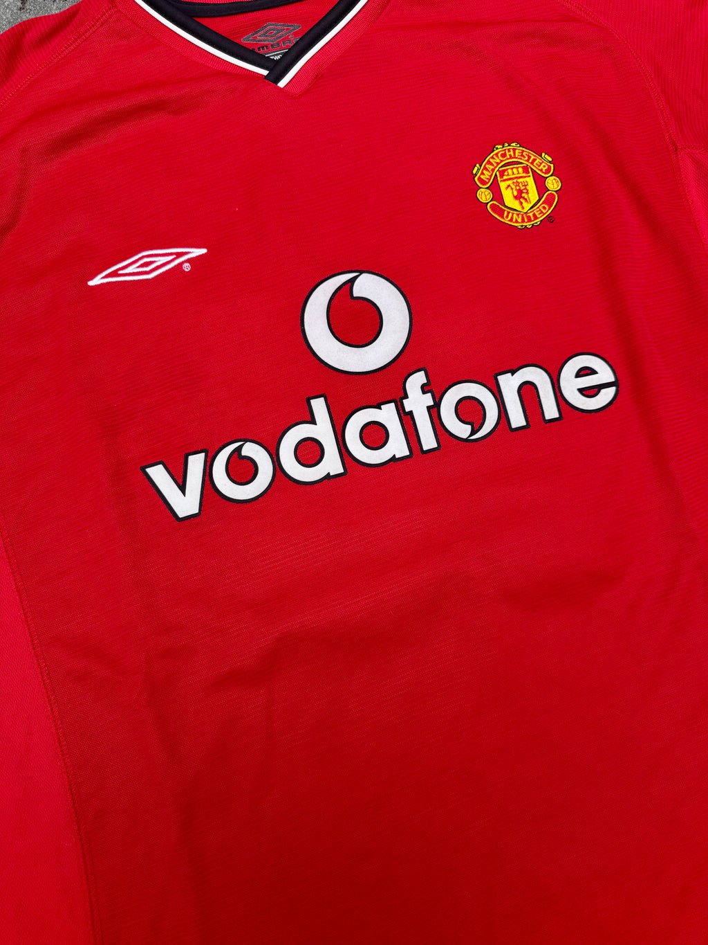 2000/02 Manchester United Size XL Keane - close-up detail