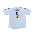 2004/05 Real Madrid Home Size XL Zidane - front view