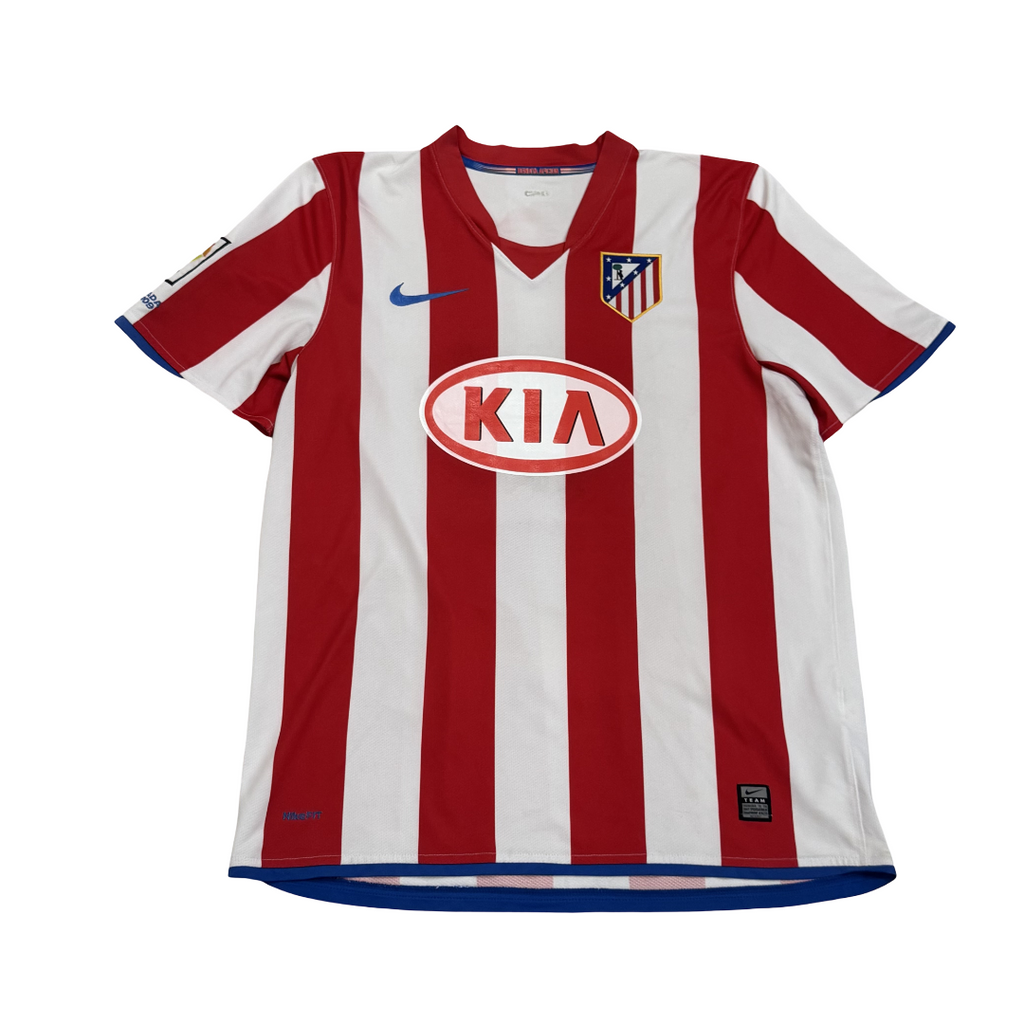 2008/09 Atletico Madrid Home Size L Aguero