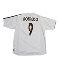 2003/04 Real Madrid Home Size L Ronaldo - front view