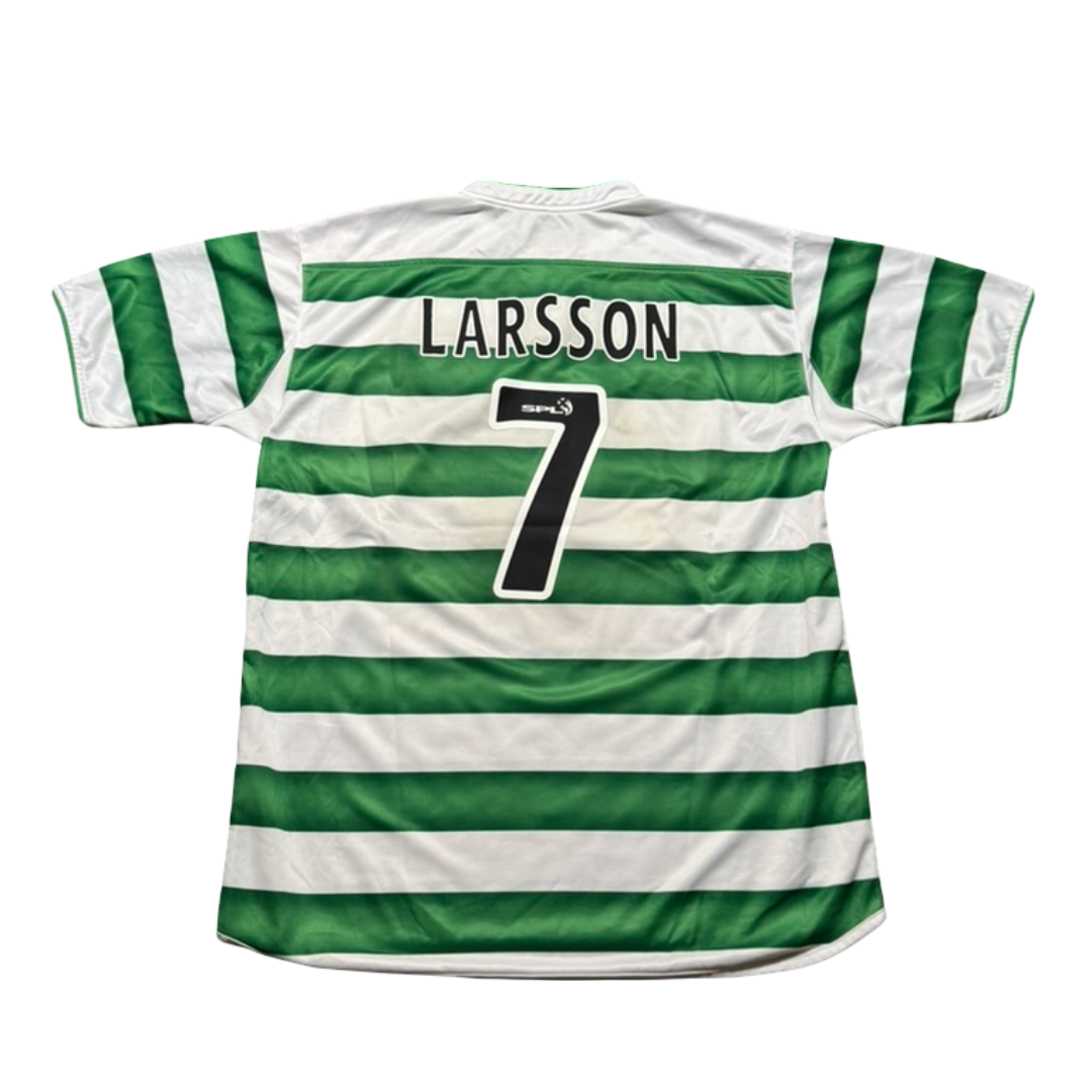 2003/04 Celtic FC Home Size XL Larsson - front view