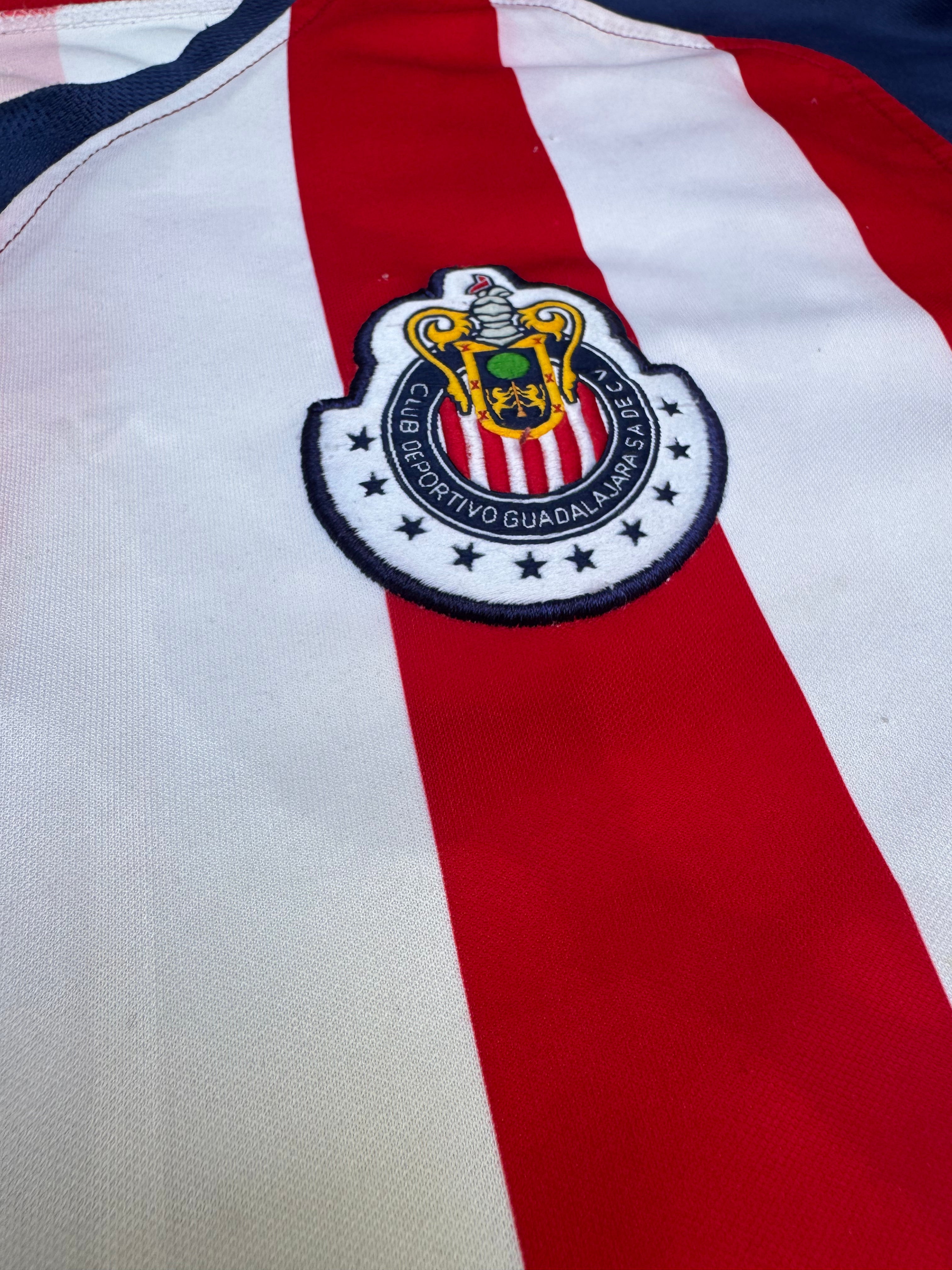 2004/05 Chivas de Guadalajara Home Size M L/S - label detail