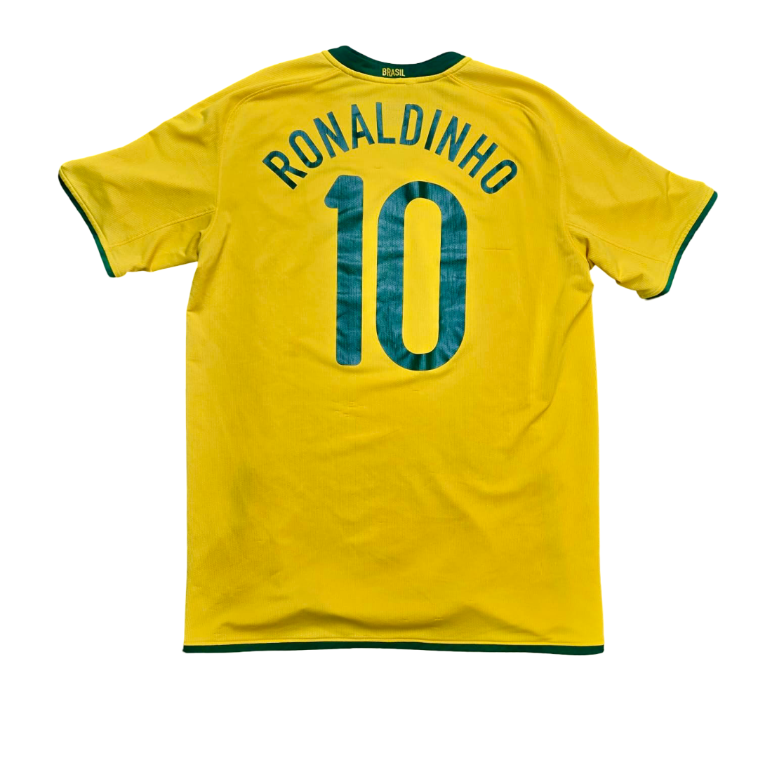 2008/10 Brazil Home Size L Ronaldinho - front view