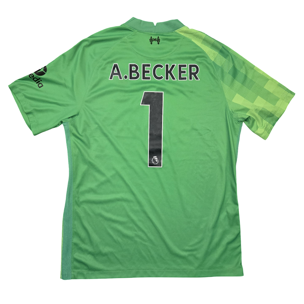 2021/22 Liverpool FC Goalkeeper Size L Becker - front view