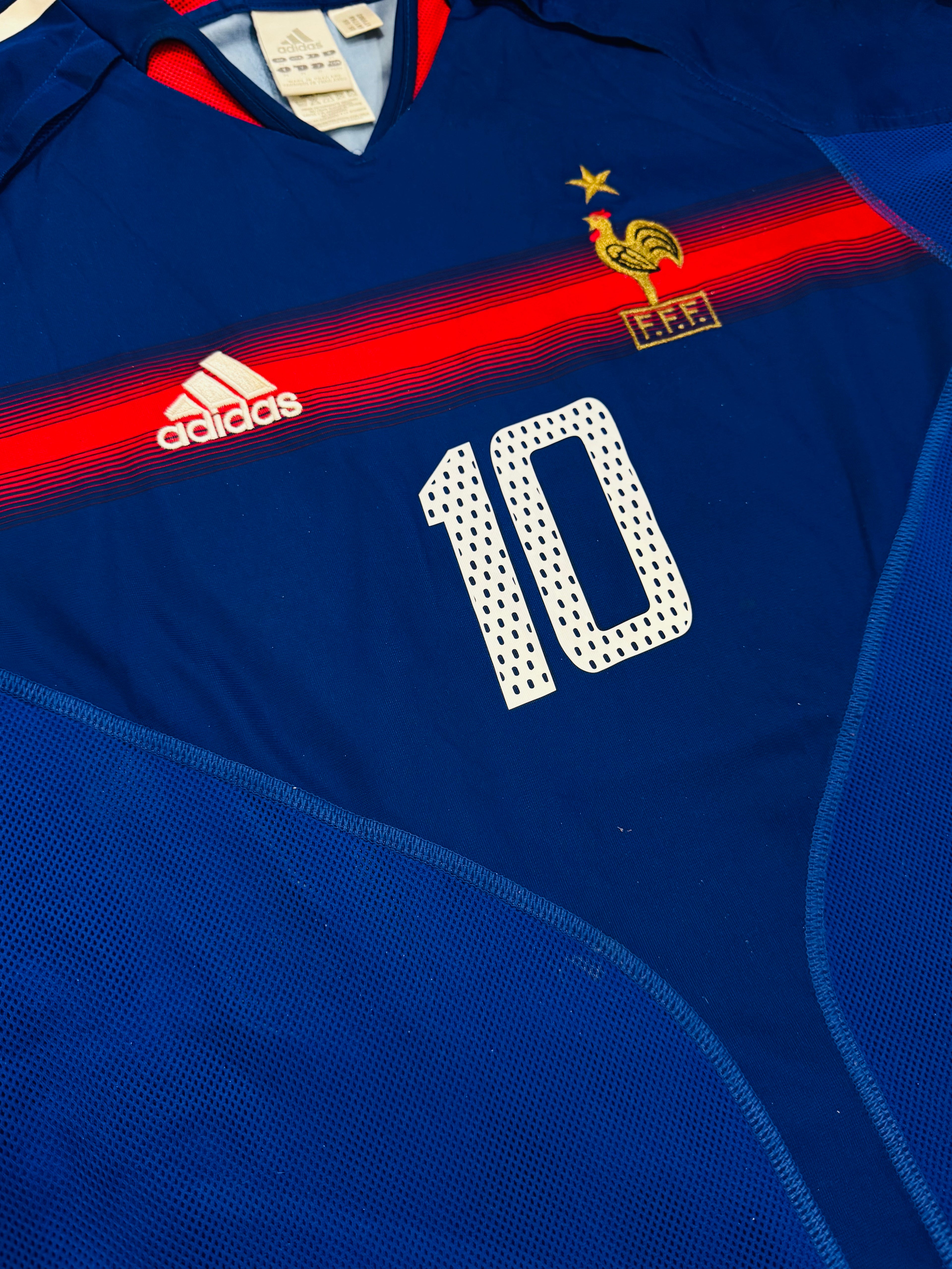 2004/06 France Home Size M Zidane