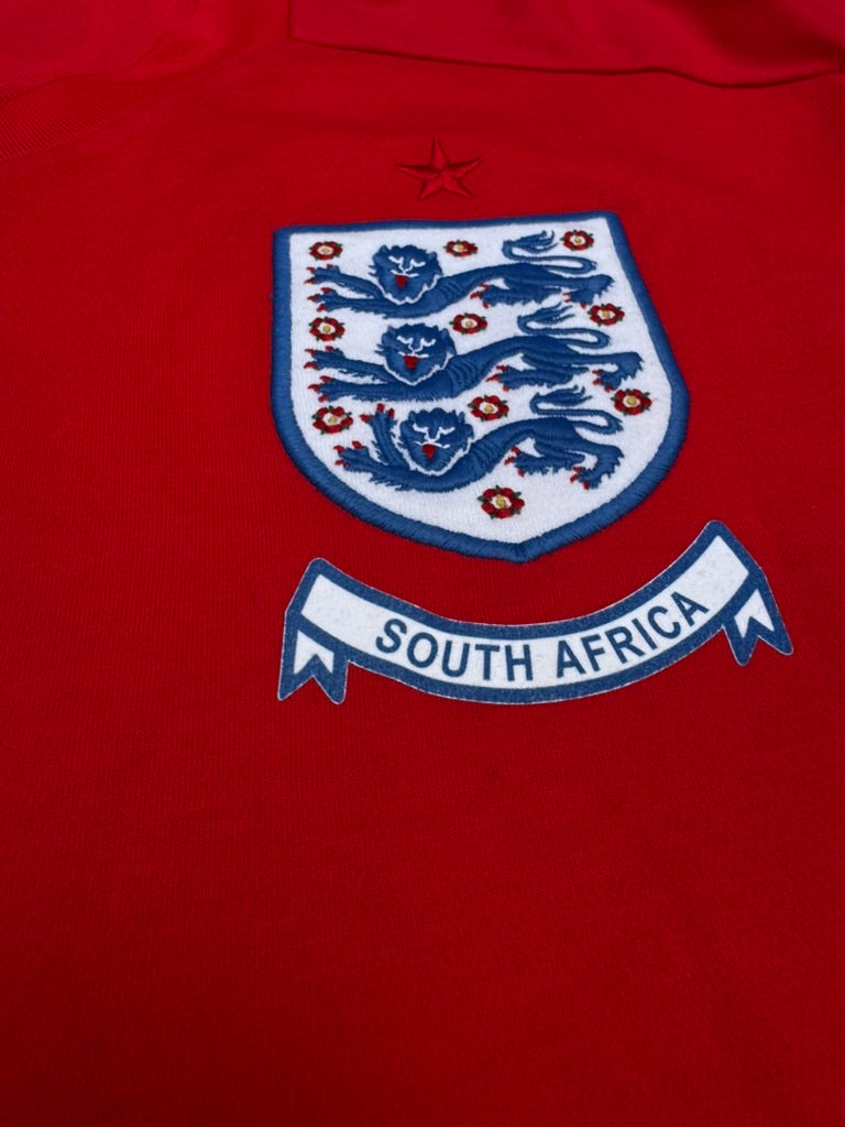 2010/11 England Away Size XL Crouch - label detail