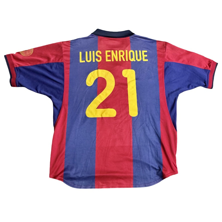 2000/01 FC Barcelona Home Size XL L.Enrique