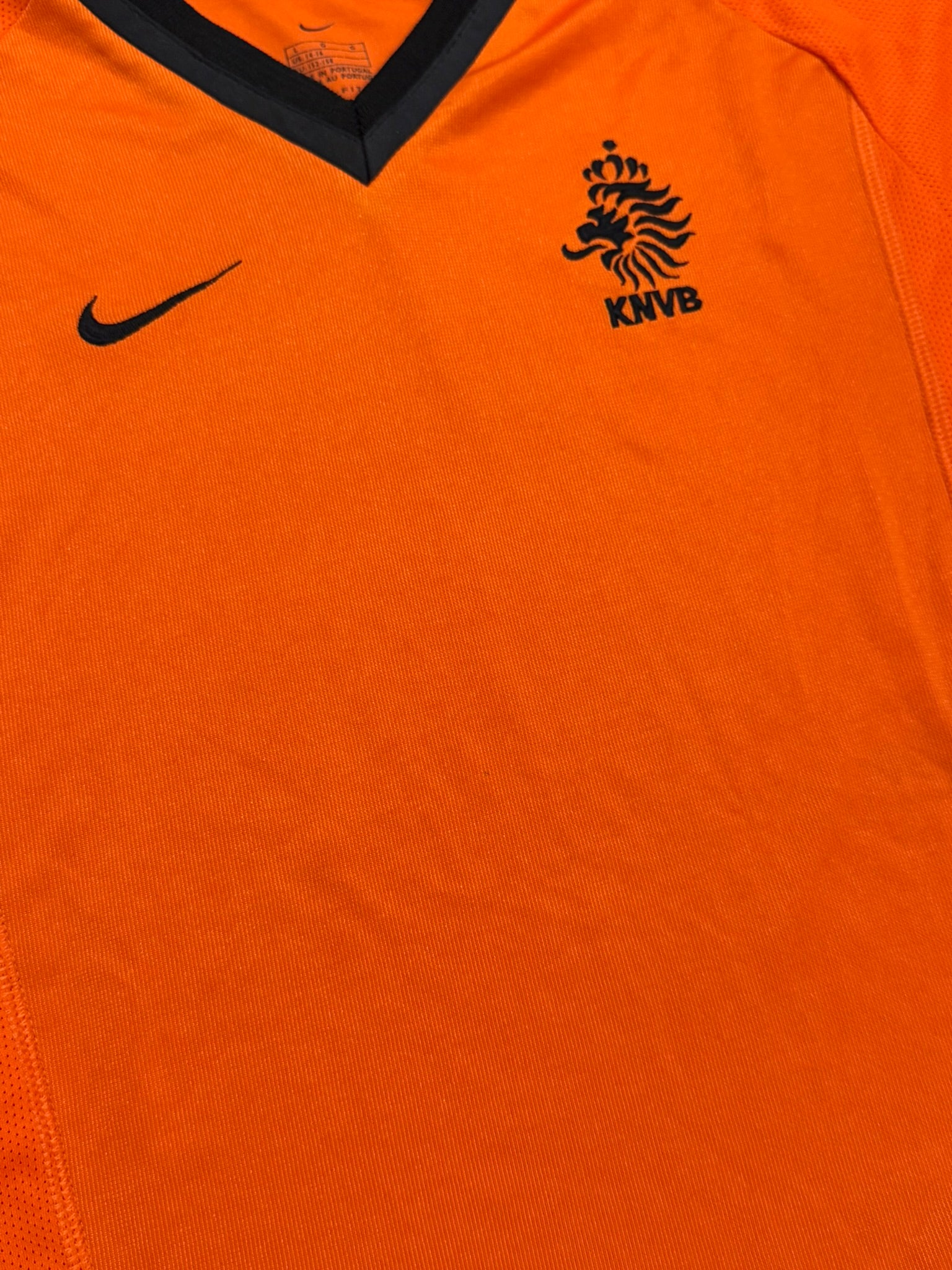2000/02 Netherlands Home Size Youth L - close-up detail