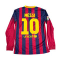 2013/14 FC Barcelona Home Size M Messi L/S - front view