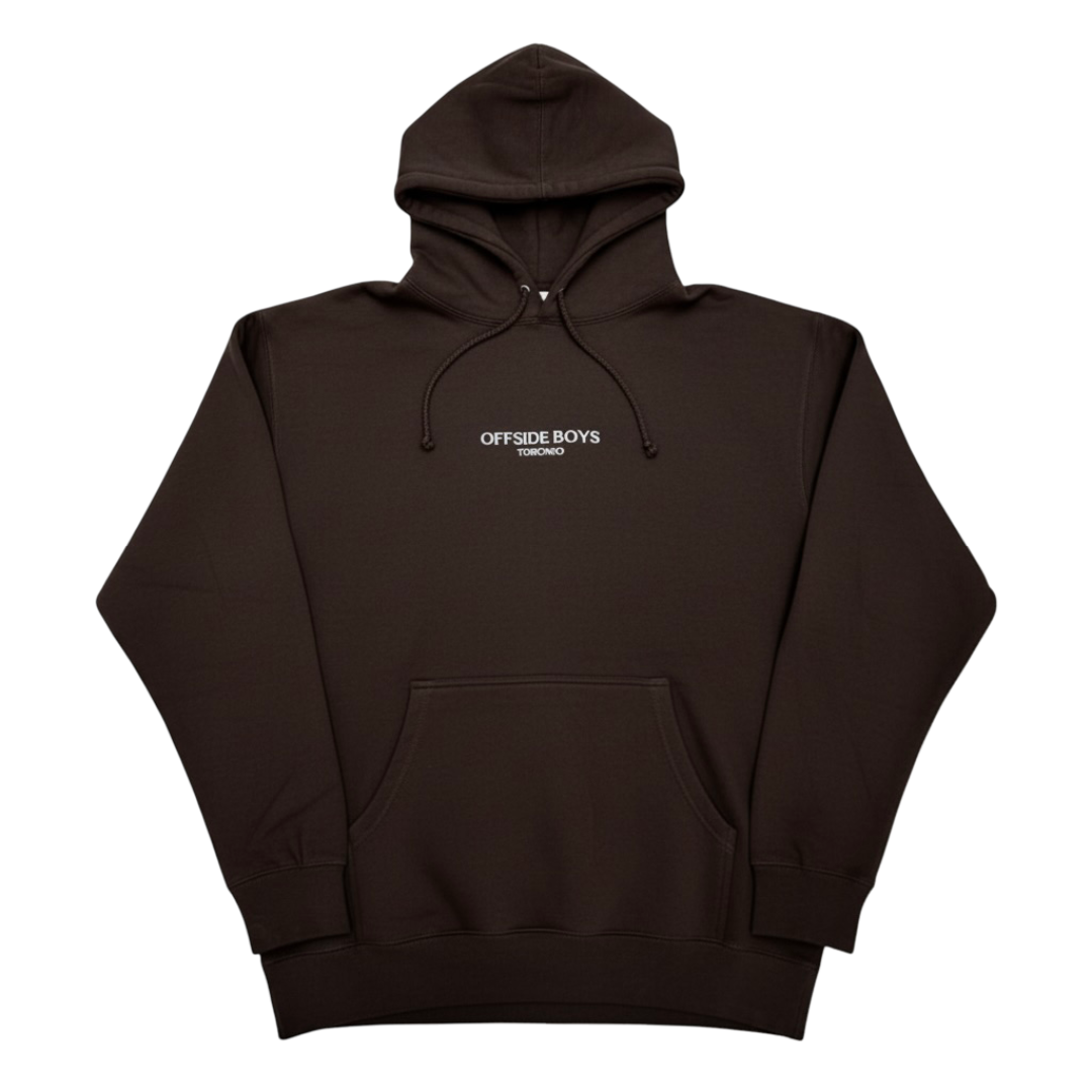 OB Embroidered Hoodie - Brown