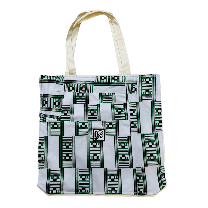 Upcycled Tote: Super Eagles - front view