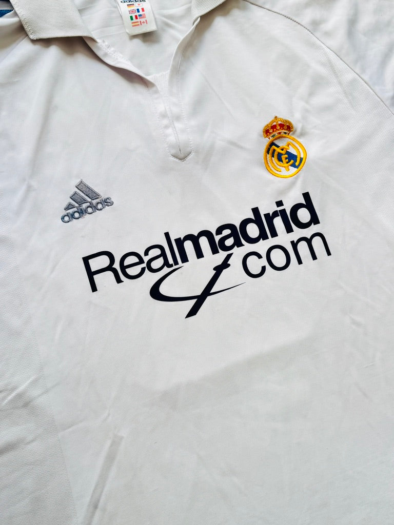 2001/02 Real Madrid Home Size L Zidane