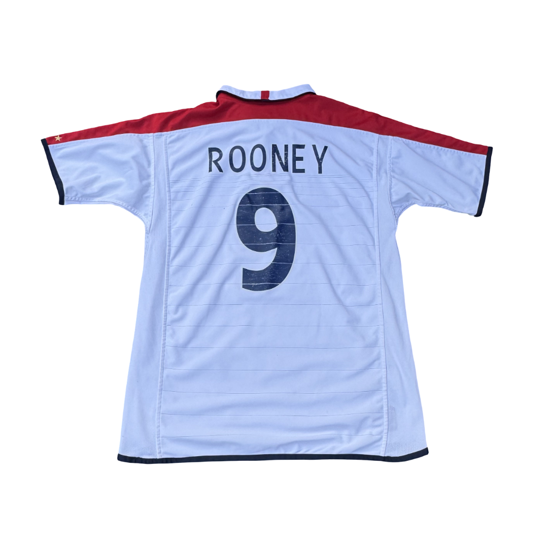 2004/06 England Home Size L Rooney (Reversible)
