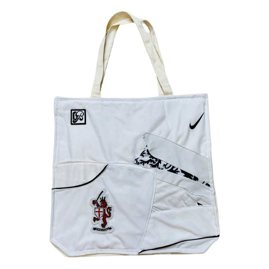 Upcycled Tote: Lions - front view