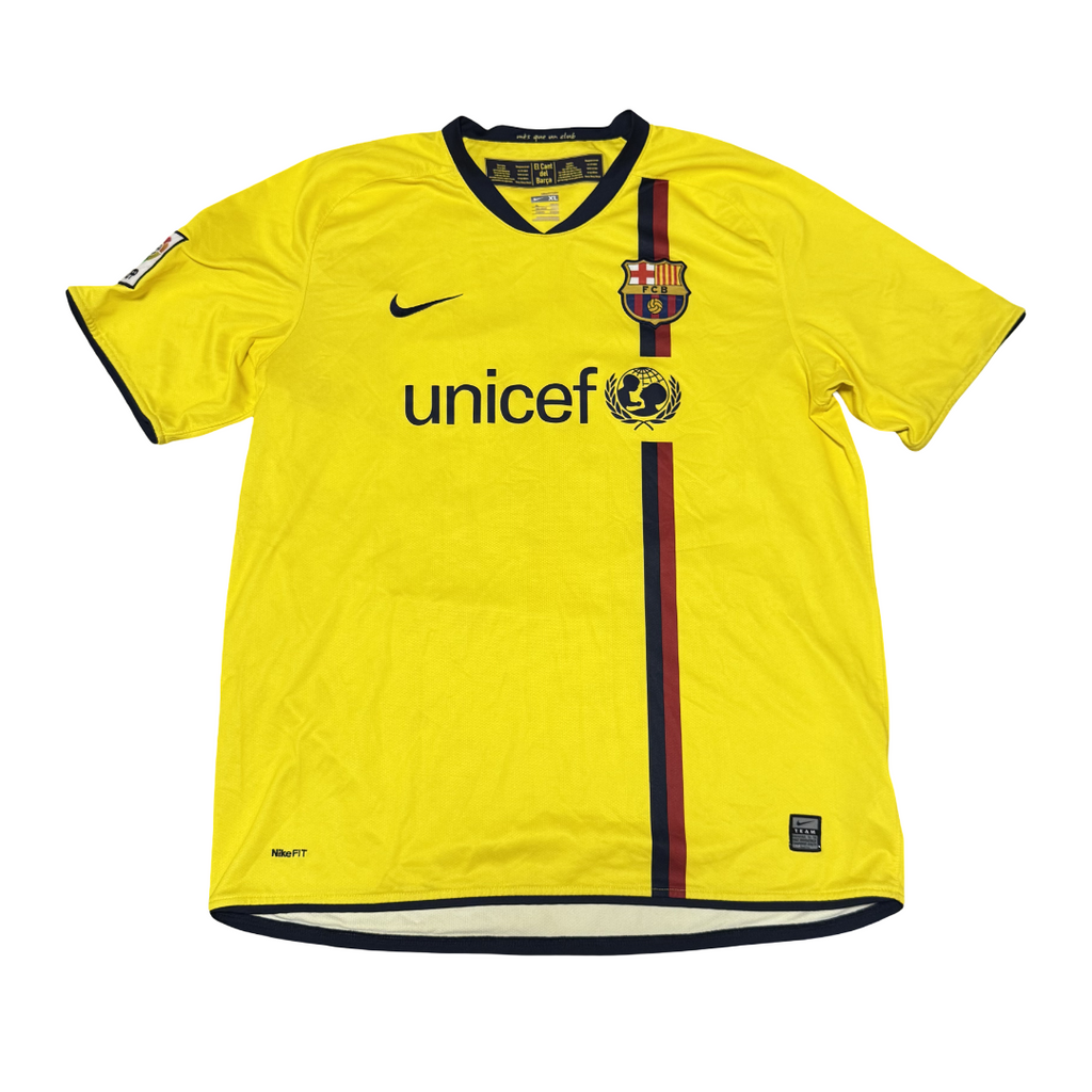 2008/10 FC Barcelona Away Size XL Pique