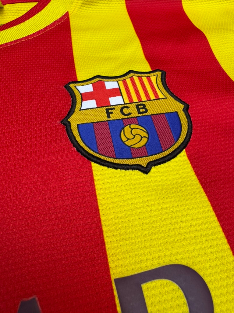 2013/15 FC Barcelona Away Size L Messi