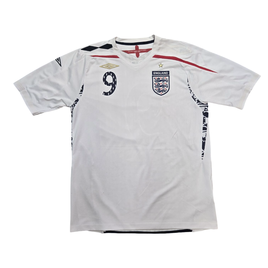2008/10 England Home Size L Rooney - back view