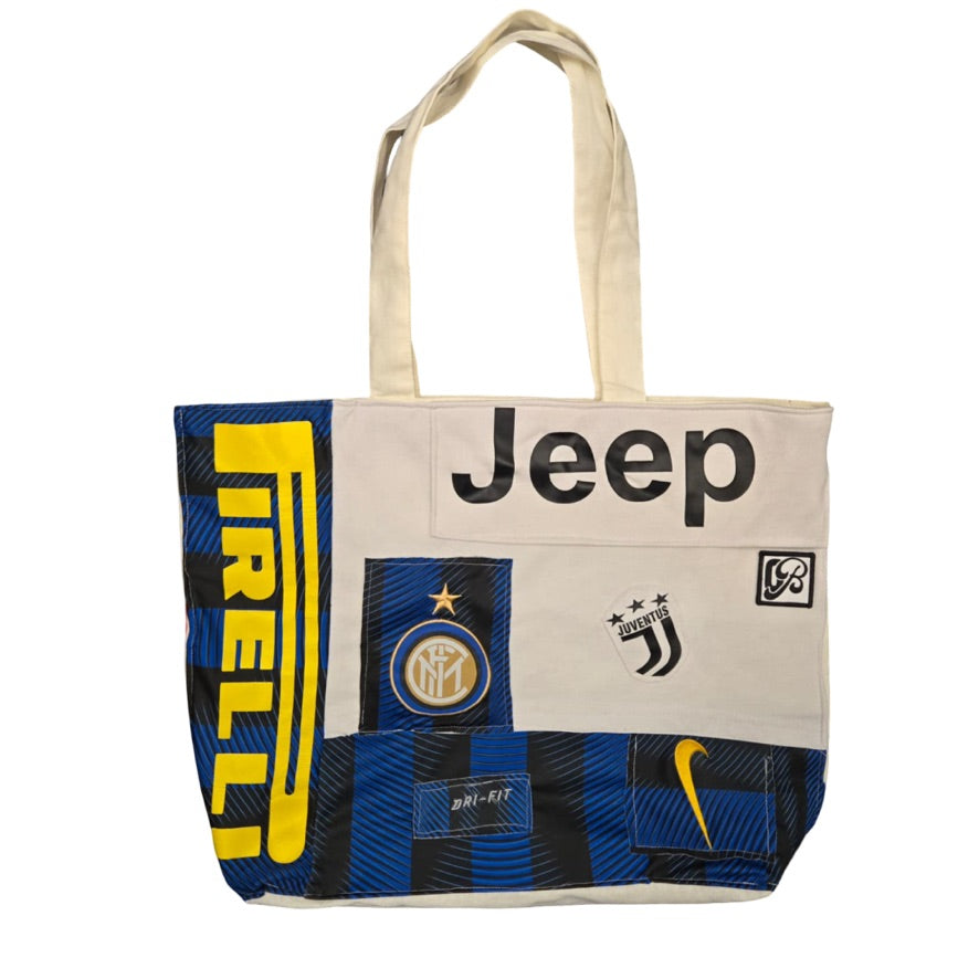 Upcycled Tote: Calcio