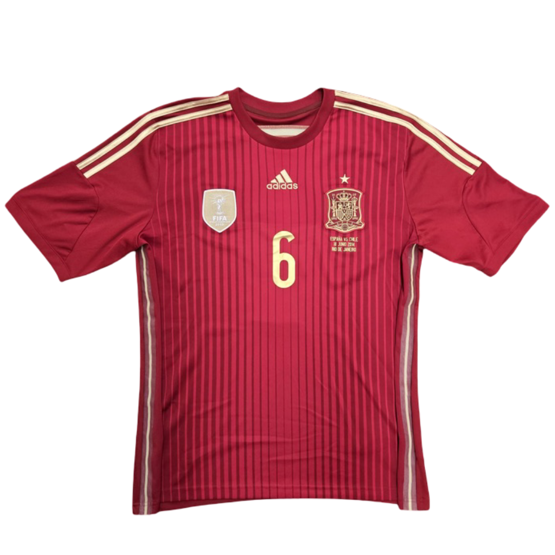 2014/16 Spain Home Size L Iniesta