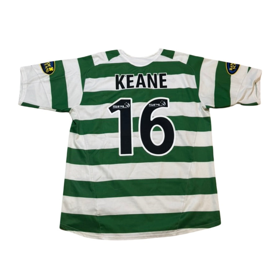 2005/06 Celtic FC Home Size L Keane - front view