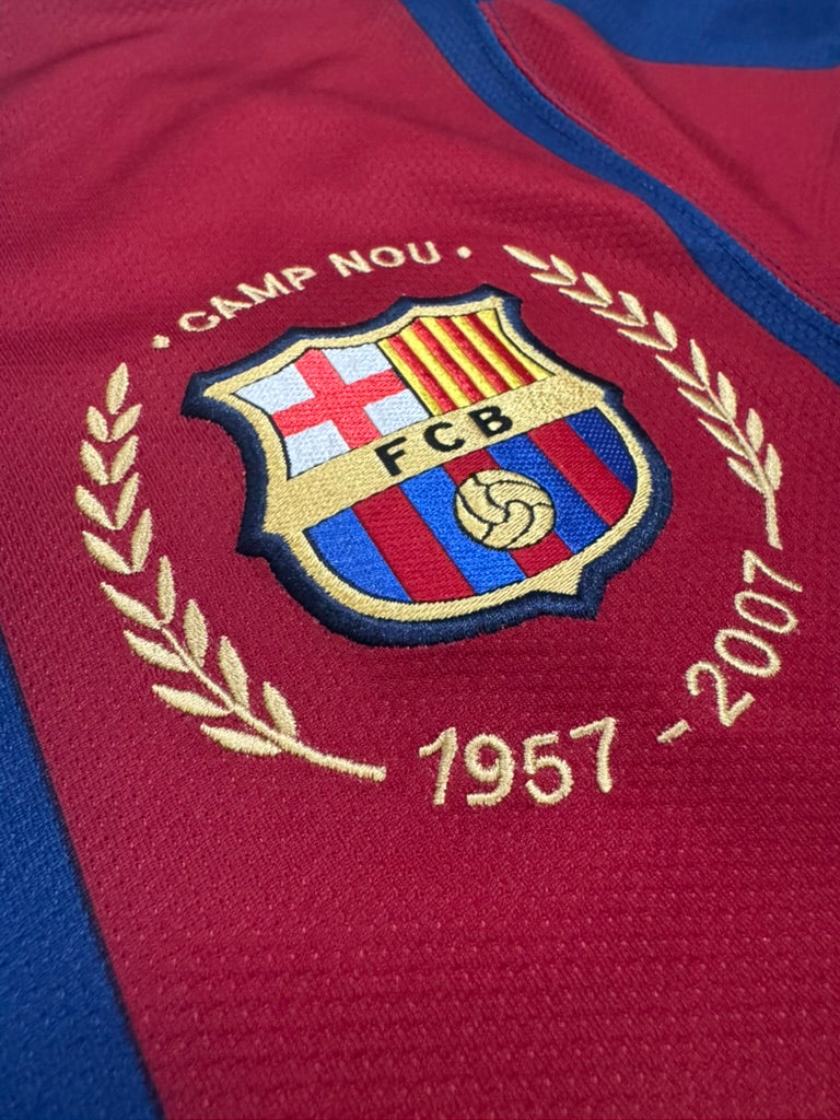 2007/08 FC Barcelona Home Size M Ronaldinho