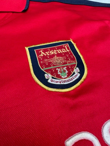 2000/02 Arsenal Home Size L Vieira - label detail