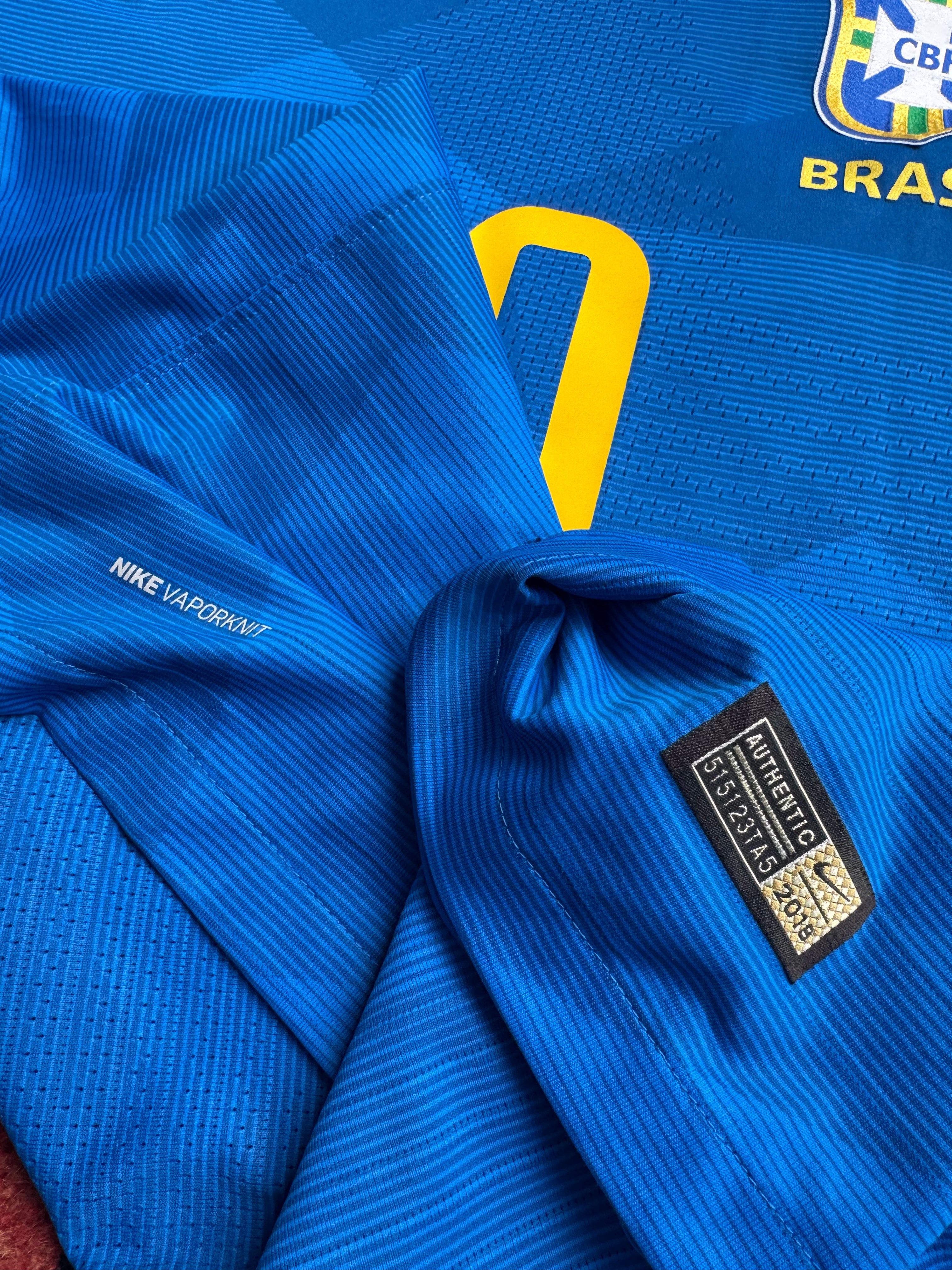 2018/19 Brazil Away Size L Neymar (Vaporknit -Player Issue)