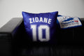 Upcycled Pillow: Zizou - front view