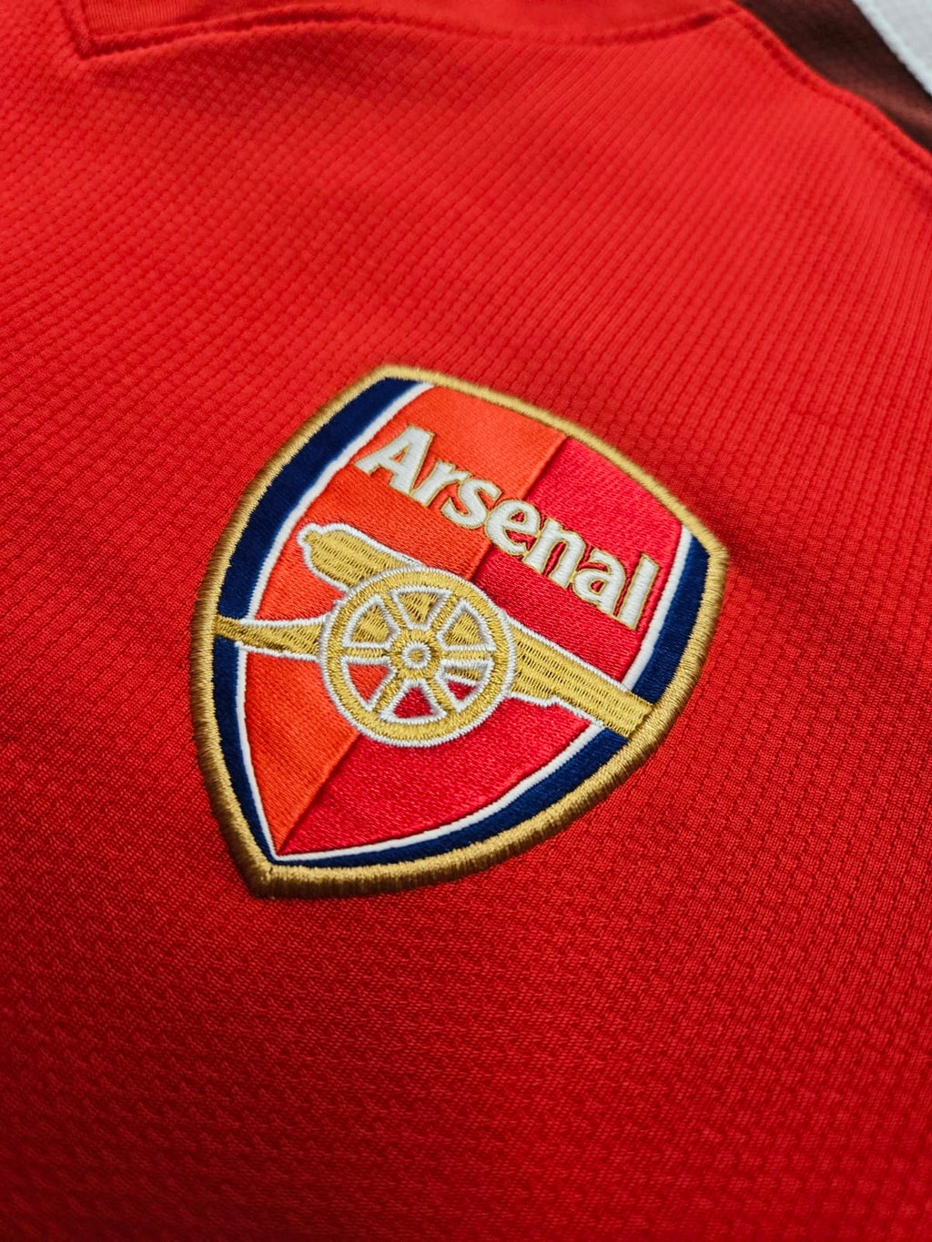 2008/09 Arsenal Home Size L Fabregas - label detail