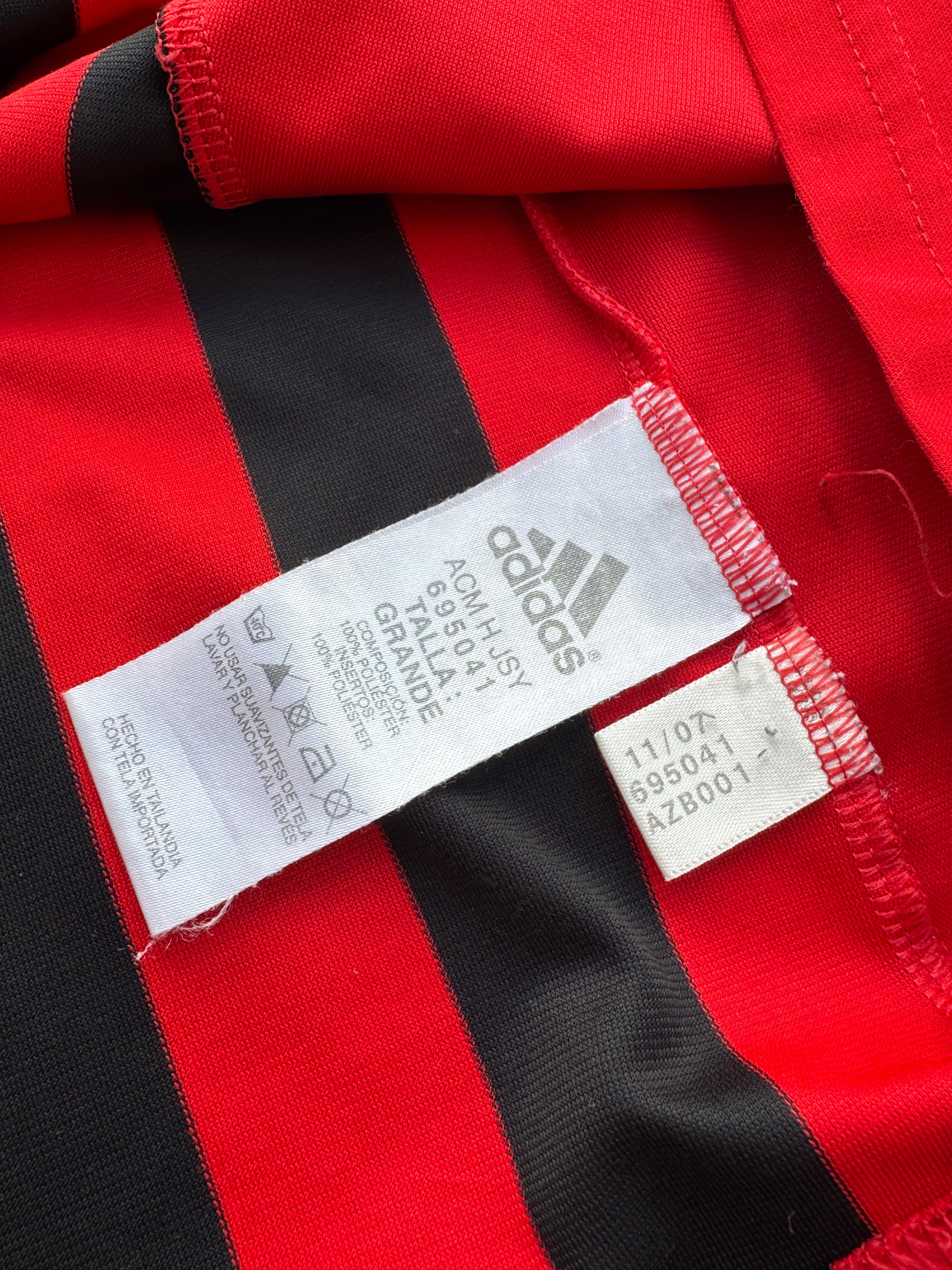 2007/08 AC Milan Home Size L Ronaldo