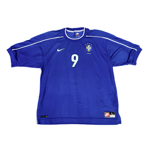 1998/1999 Brazil Away Size L Ronaldo - back view