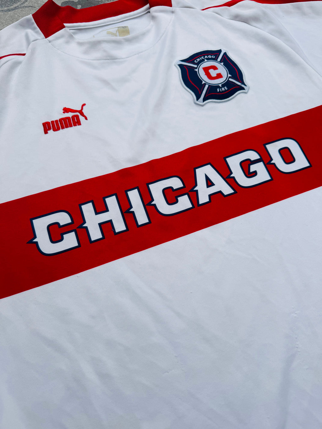 2003/04 Chicago Fire Away Size L - close-up detail