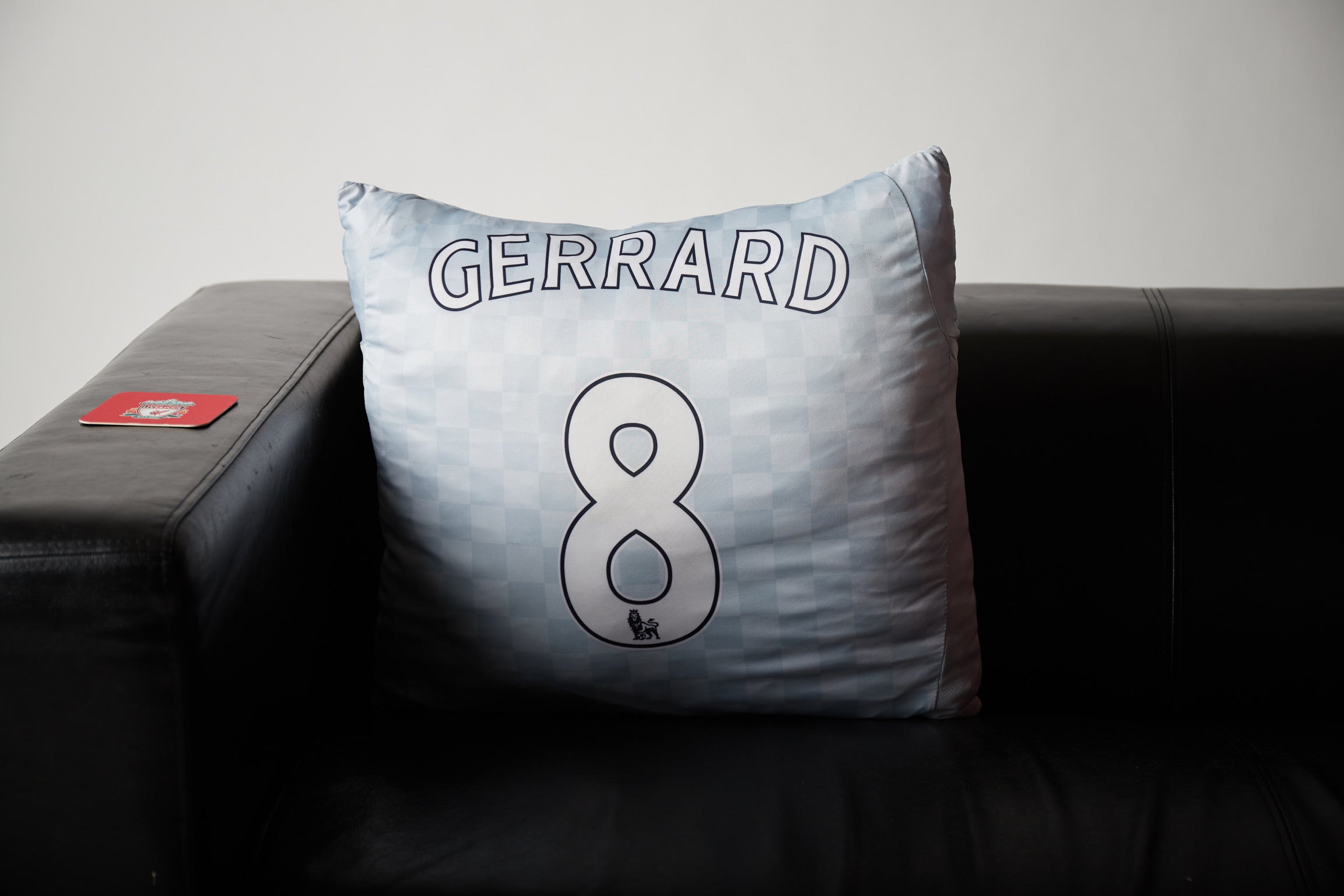 Upcycled Pillow: Stevie G - front view