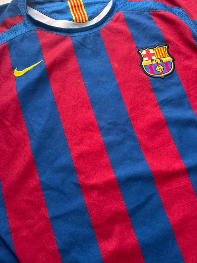 2005/06 FC Barcelona Home Size XL Ronaldinho